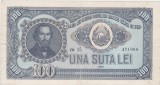 Romania 100 lei 1952 - seria albastra m15 471066