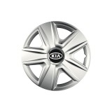 Set 4 capace roti Cu Inel Cromat Esprit R14 Compatibil Cu Kia, Autohelix MSA