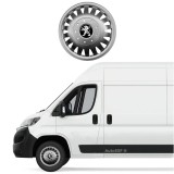 Set 4 capace roti 16 inchi (R16) bombate compatibile Peugeot BOXER, model 410