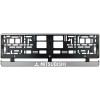 Set 2 bucati, suport numar inmatriculare argintiu Mitsubishi II, Autohelix MSA