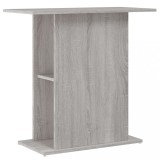 Cumpara ieftin Suport acvariu, gri sonoma, 75x36x72,5 cm, lemn prelucrat