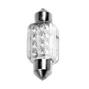 Bec LED 12V - 13x35mm - 8LED Sofit SV8,5-8 1buc - Albastru ManiaMall Cars