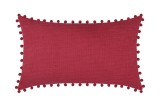 Cumpara ieftin Perna Decorativa Sanchez 30x50cm, Culoare Rosu, 100% Bumbac
