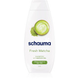 Schwarzkopf Schauma Fresh Matcha șampon detoxifiant pentru curățare pentru scalp gras și v&acirc;rfuri uscate 400 ml