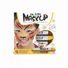 Culori de pictat pe fata, face painting, Carioca Mask Up Animals, 3 creioane set foto