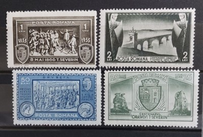 Romania 1933 - Centenarul orasului Turnu Severin MNH foto