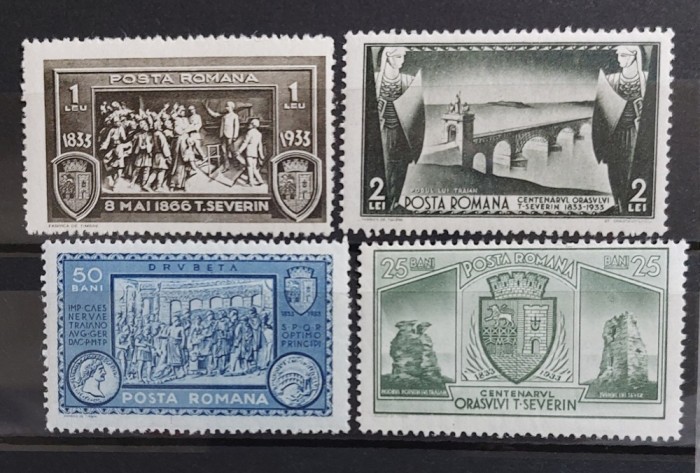 Romania 1933 - Centenarul orasului Turnu Severin MNH