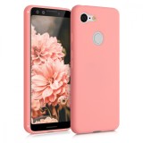 Husa pentru Google Pixel 3, Silicon, Rose Gold, 45967.76, Roz, Carcasa, Kwmobile