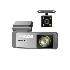 Camera auto DVR Vision Touch, Fata+Spate, Unghi filmare 120&deg;/170&deg;,Display 1.7&#039;&#039;, WI-FI, 2K, Micro SD (TF CARD) max 64Gb