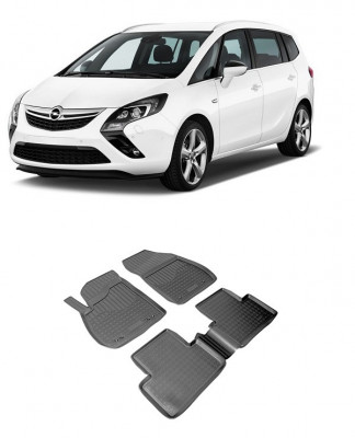 SET COVORASE AUTO CAUCIUC FIT OPEL ZAFIRA C 3D (2012-2019) (5 LOCURI) foto