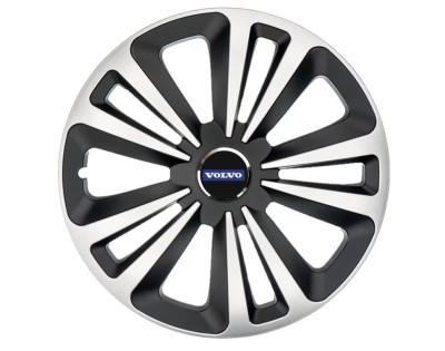 Set 4 Capace Roti Terra Gri-Negru R16 pentru gama auto Volvo foto