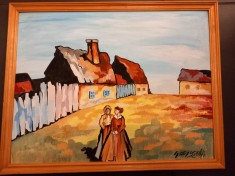 tablou semnat N OSZKAR foto