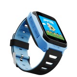 Smartwatch copii TarTek&trade; Q528 Albastru, lanterna, cu functie telefon