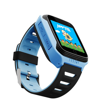 Smartwatch copii TarTek&amp;trade; Q528 Albastru, lanterna, cu functie telefon foto