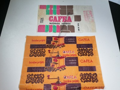 LOT 2 AM,BALAJE / ETICHETE / PACHETE VECHI CAFEA - ROMANESTI foto