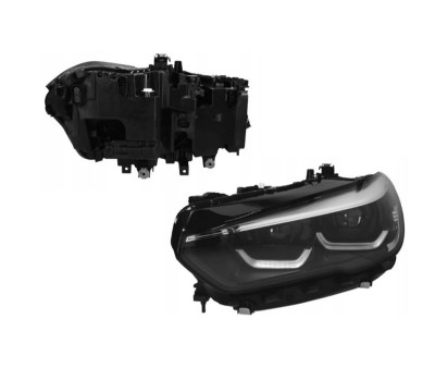 Far BMW X5 (G05/F95), 11.2018-, partea stanga, TYC, cu LED daytime running light; LED; electrical; fara LED module; fara unitate control LED; cu moto foto
