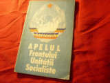 Apelul Frontului Unitatii Socialiste 1977 RSR , 31 pag