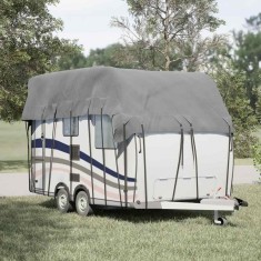 vidaXL Husa de rulota gri 600x300 cm Tesatura netesuta 4015871