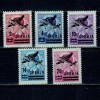 Serbia, ocupatia germana 1942 - Posta Aeriana, supratipar, serie neuzata
