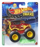 Hot Wheels Monster Truck Masinuta Dragonizer Scara 1:64 Multicolor Jucarie Baieti 3 ani