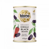 Fasole neagra in sos chilli 410g Biona