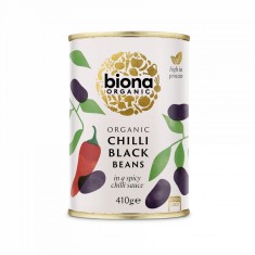 Fasole neagra in sos chilli 410g Biona