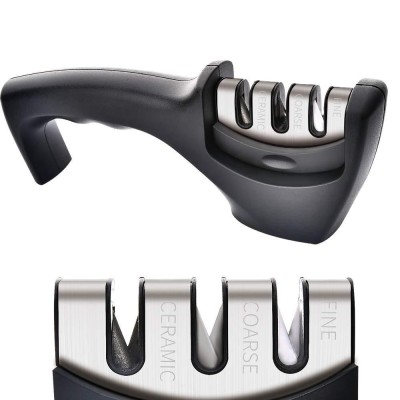 Ascutitor cutite Bohmann 3 in 1, diamant, otel tungsten, ceramice, negru foto
