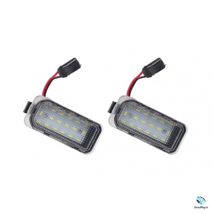 Set 2 Lampi Iluminare Numar LED pentru Ford Fiesta Focus