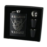 Set cadou &bdquo;A legjobb Vadasz&rdquo; Plosca cu palnie si 2 pahare