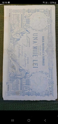 Bancnota 1000 lei 1912 , 14 IULIE ... extrem de rara foto