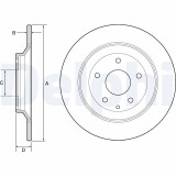 DELPHI BG4567C Disc frana