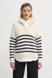 FROM FUTURE pulover de casmir culoarea bej, light, WPM01135
