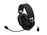 Cumpara ieftin Casti Gaming Fury Fukiya F6 Wireless, Over-Ear, Iluminare RGB, Negru, Sunet Stereo, Autonomie 40h, USB-C