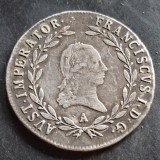 Austria 20 kreuzer 1820 A/Viena argint Francisc