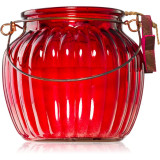 Wax Design Candle With Handle Red lum&acirc;nare parfumată 11 cm