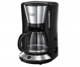 Cumpara ieftin Cafetiera Russell Hobbs 24010-56, 1.25L, 10 cesti, Negru Argintiu - SECOND