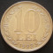 Moneda 10 Lei - ROMANIA, anul 1992 *cod 4446