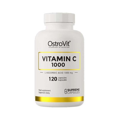 Vitamin C 1000 miligrame 120 capsule OstroVit foto