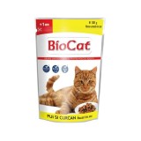 HRANA UMEDA PENTRU PISICI BIOCAT PLIC PUICURCAN IN SOS 100G