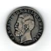 Romania 1881 - 5 lei, Carol I DOMNUL, Ag, circulata