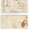 France 1872 Cover + Content GARE D&#039;ANGERS MAINE to ROMANS D.711