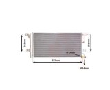 Condensator climatizare, Radiator AC Audi A4 2015-, A5 2016-, A6 (C8) 2018-, A7 (4k) 2018-, 675(645)x318x12mm, Mahle AC101000P