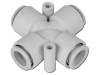 Conector push-in polipropilenă 1-10bar