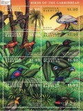 ANTIGUA &amp; BARBUDA 2000 - Pasari, natura/ colita MNH, Nestampilat