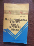 Tiberiu Bogdan, Ioan Sintea - Analiza psihologica a victimei. Rolul ei in procesul judiciar