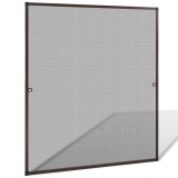 Plasă de insecte pentru fereastra, maro, 130 x 150 cm