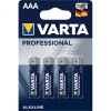 Baterii Varta Professional AAA LR03, Set 4 buc, Alcaline