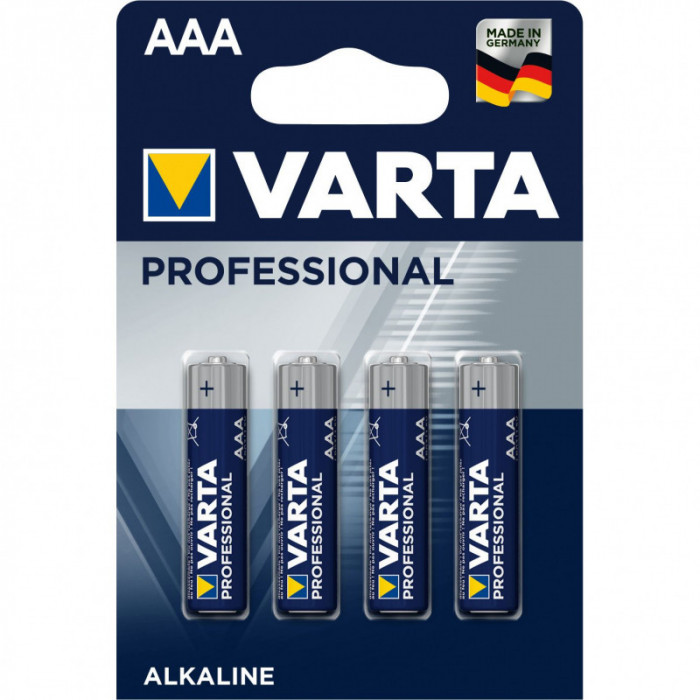 Baterie Varta Professional, AAA / LR03, Set 4 bucati