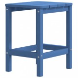 Cumpara ieftin Masa Adirondack de gradina ,albastru aqua, 38x38x46 cm, HDPE