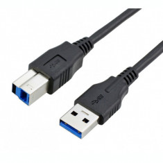 Cablu pentru imprimante USB 3.0 tip A tata la USB tip B, 60cm foto